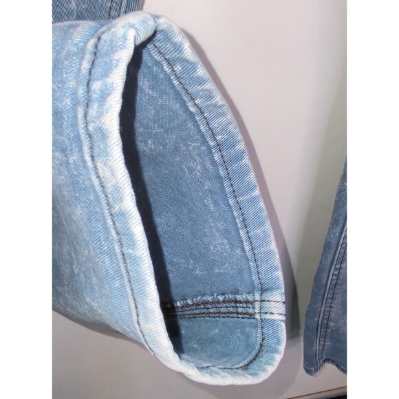 Levi's 541 Gray Acid Wash Straight Leg Jeans Mens 38x32 Distressed Classic Punk - Picture 4 of 9